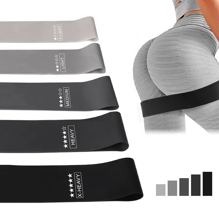 Crossfit Workout Gear - 5 Bande di Resistenza di Diversi